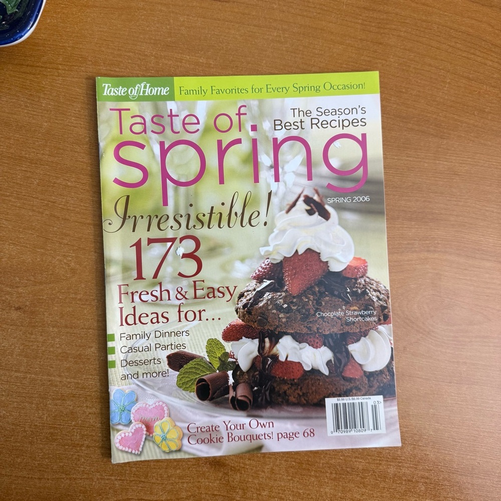 Taste of Home Spring Recipes‎ in Green and Pink